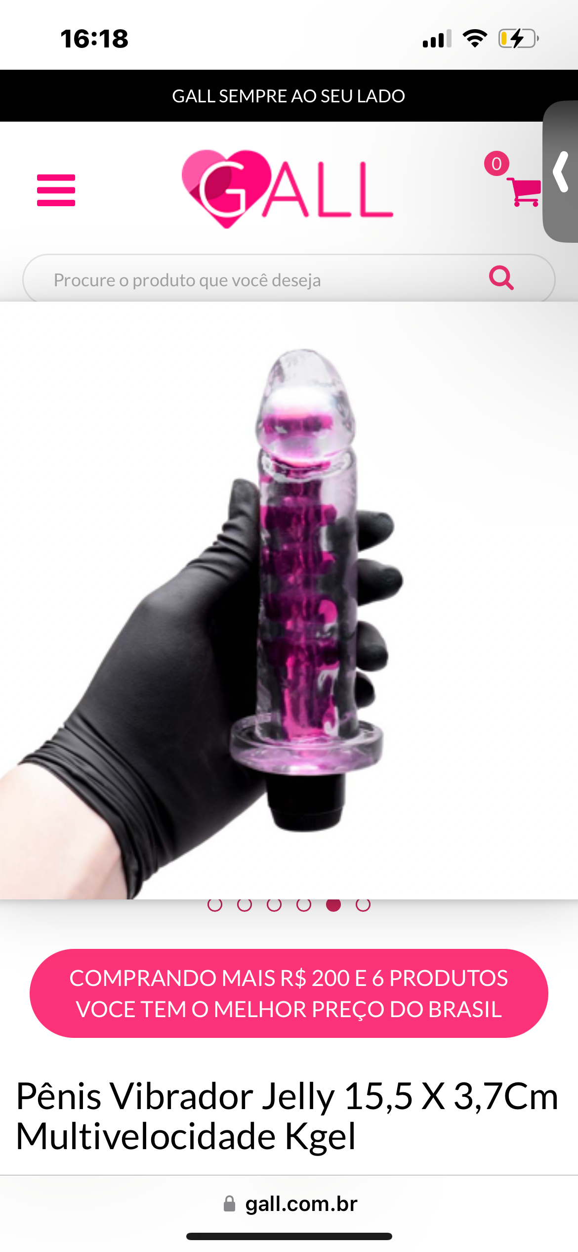 Pênis Vibrador Jelly 15,5 X 3,7Cm Multivelocidade Kgel